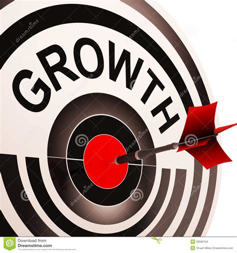 Growth Shows Maturity Growth And Improvement Royalty Free Stock Image
