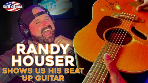 Randy Houser Talks About His New Song Note To Self And His Old Guitar Youtube