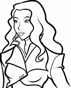 how to draw asami, asami from legend of korra step 7 | Things to draw