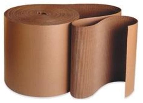 Singleface Corrugated Cardboard Rolls A Flute B Flute Corrugated Wrap