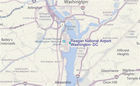 Reagan National Airport Map Printable