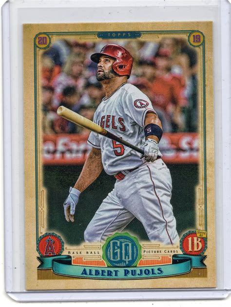 Albert Pujols 2019 Topps Gypsy Queen Card 297 Los Angeles Angels