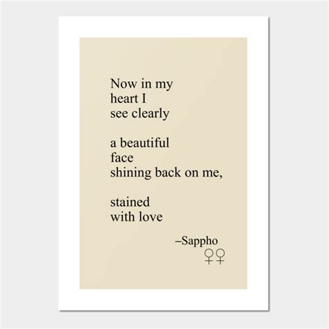 Sappho Poem Stained With Love Lesbian Posters And Art Prints