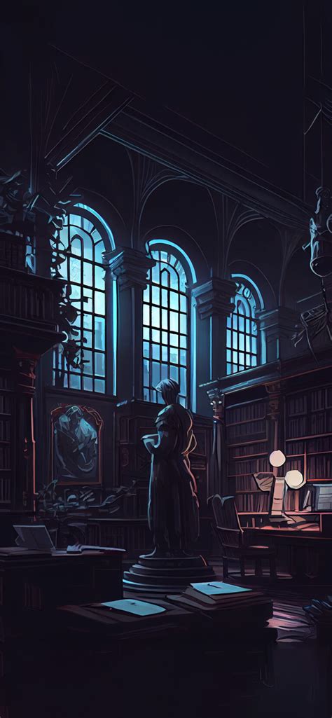 Library Dark Academia Aesthetic Wallpaper Library Wallpapers 4k