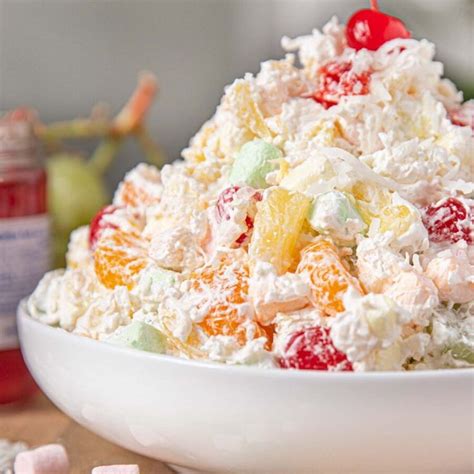 Traditional warm drinks are a great place to start and eggnog is on many christmas wish lists. Fruit Cocktail Marshmallow Salad | Cocktail desserts, Cake ...