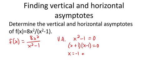 Domain Vertical Asymptotes And Horizontal Asymptotes Example 2