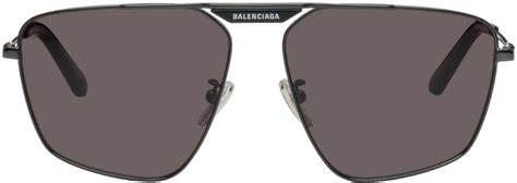balenciaga black tag 2 0 navigator sunglasses ssense uk