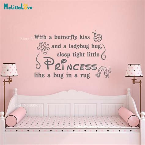 Wall Decals And Murals With A Butterfly Kiss Butterfly Ladybug Insect Vinyl Wall Art Wall Sticker