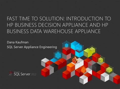 Ppt Dana Kaufman Sql Server Appliance Engineering Powerpoint