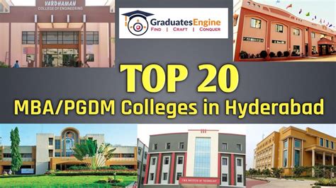 Top 20 Mbapgdm Colleges In Hyderabad Mba Colleges In Hyderabad With