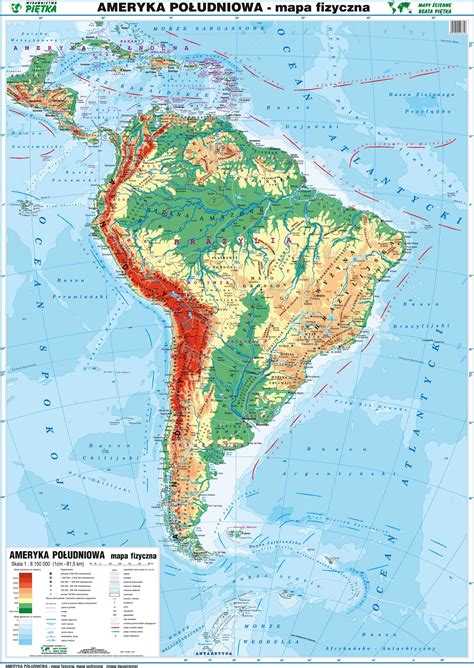 Ameryka Południowa Mapa Polityczna | Mapa