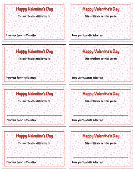 A few decades later, diamond jewelry became a popular gift to give with valentines day cards, a practice promoted by the jewelry industry. Free Printable Valentine's Day Gift Certificates: 5 Designs