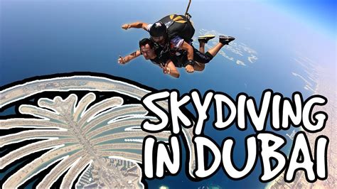 Sky diving above the palm jumeirah island became one of the most popular adventures among guests of the emirates. Skydiving in Dubai - Goku Skydives over Dubai Palm - YouTube