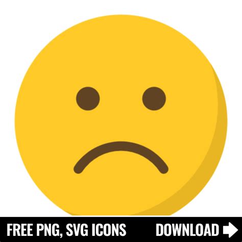 Free Sad Face Svg Png Icon Symbol Download Image