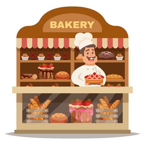Chef Muslimah Bakery Cartoon Clipart Muslimah Cartoon Free Download