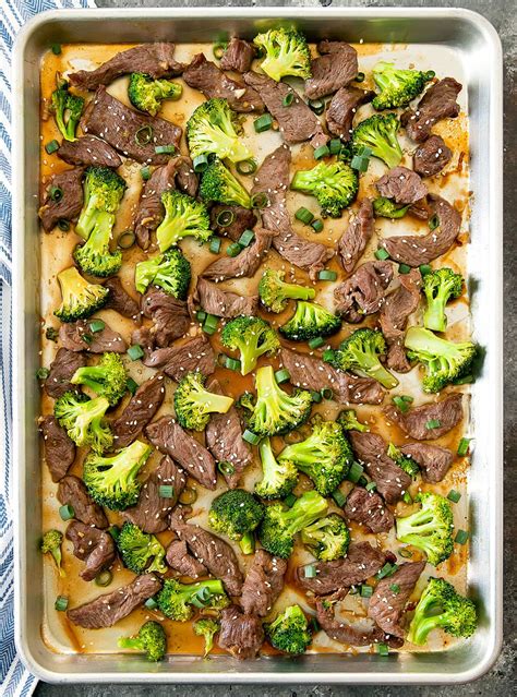 Beef And Broccoli Minute Sheet Pan Recipe Kirbie S Cravings