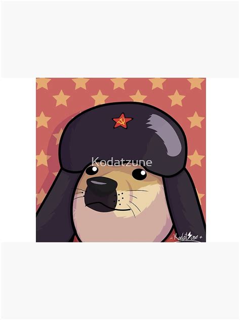 Communist Doggo Mask For Sale By Kodatzune Redbubble