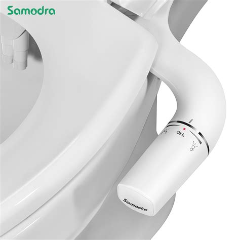 Samodra Left Right Hand Toitet Bidet Sprayer Non Electric Dual Nozzle Bidet Toilet Seat Hygienic