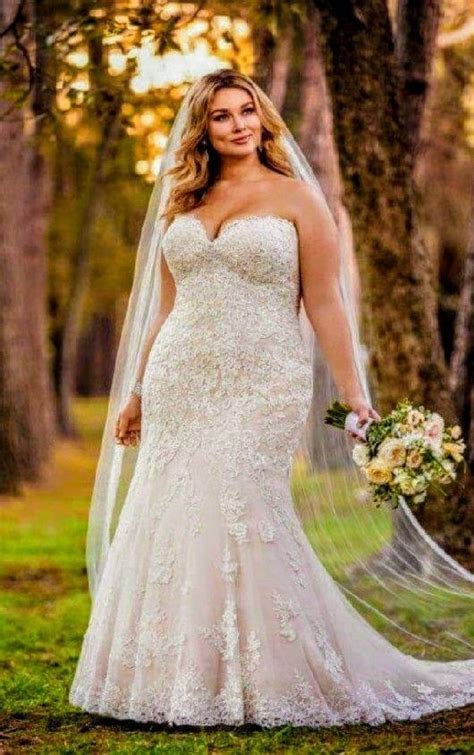 Plus Size Wedding Dress Strapless Wedding Dresses Sweetheart A Line