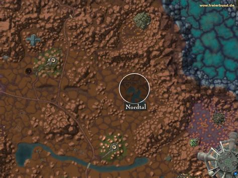 Nordtal Landmark Map And Guide Freier Bund World Of Warcraft