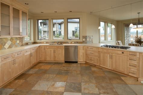 Ceramic, porcelain and natural stone, like marble, slate, travertine and granite, are all great at giving your kitchen floors timeless style. Kitchen Floor Tile Ideas - Networx