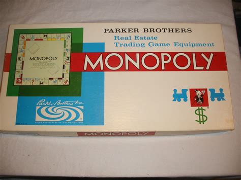 Vintage Monopoly Board Game 1961 T 352