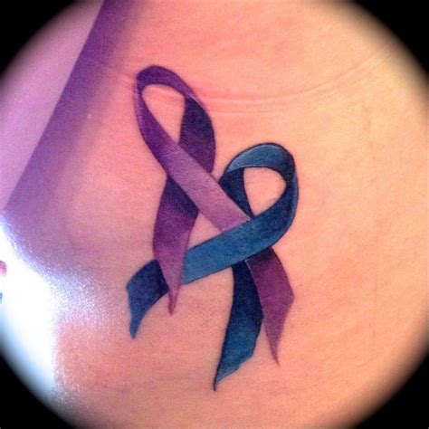 Awareness Ribbons Tattoo By Dia Moeller Yelp Cancer Ribbon Tattoos