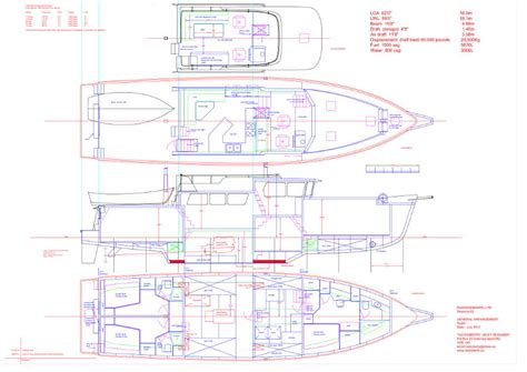 Dawkins 62 Ketch Rigged 62 Aluminum Passagemaker Lite ~ Power Boat Designs By Tad Roberts