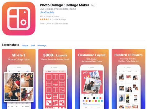 This is a standard app to make video collages with templates for up to 5 videos. The Best Photo Editing Apps for Android and iOS in 2020