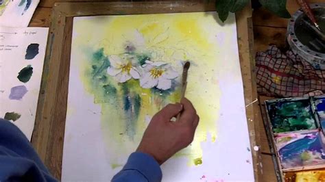 How To Paint Helleborus Part 1 Loose Watercolor Flowers Watercolor