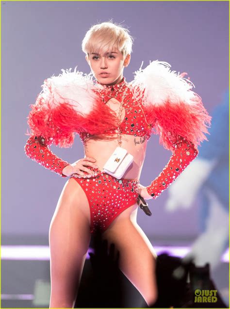 Miley Cyrus Sticks Out Tongue On Bangerz Tour Opening Night Photo