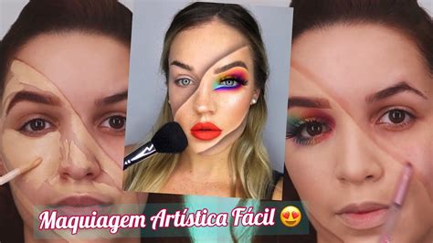 Tutorial Maquiagem Artistica FÁcil Do Pincel MÁgico Debora Freitas