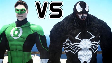 Green Lantern Vs Venom Epic Battle Youtube