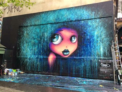 Vinnie Paints A New Street Piece For Le Mur In Paris France