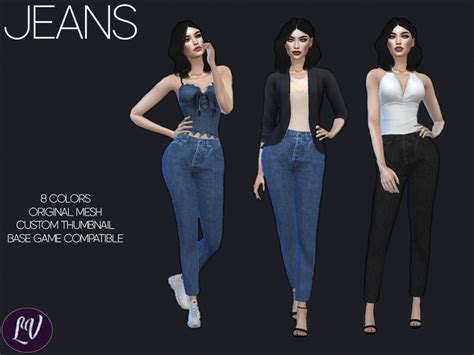 The Sims Resource Jeans Vol1