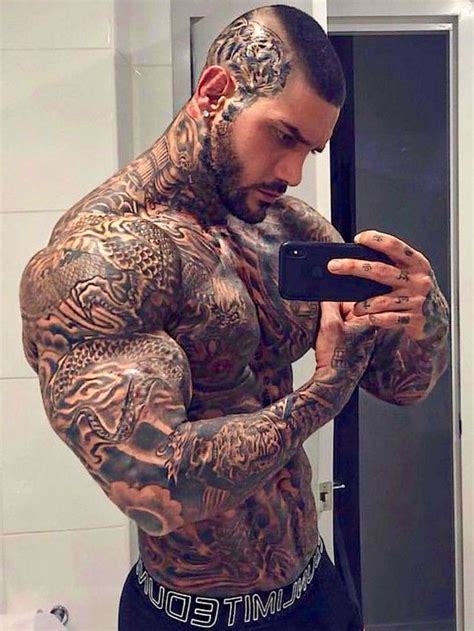 Pin By Aaron Tanner On Inked Tatted Men Sexy Tattooed Men Muscle Tattoo