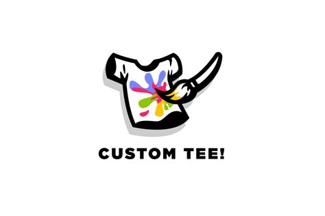 Custom Tee Tshirt Logo Logo Templates Creative Market