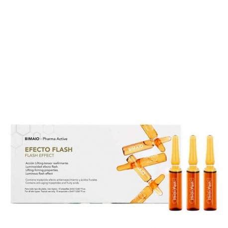 Las ampollas acción inmediata efecto flash son un poderoso vitalizador de tejidos que combate las. Bimaio, Bimaio Efecto Flash 10 Ampollas, Farmacias 1000