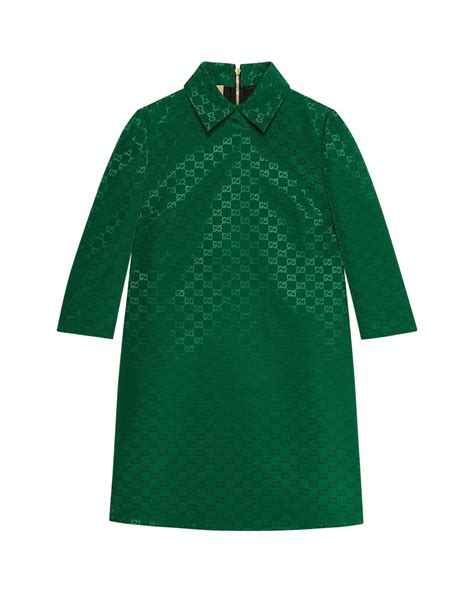 Gucci Logo Mini Dress in Green | Lyst Canada gambar png