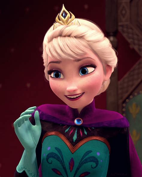 Elsa As Queen
