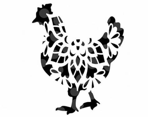 It is absolutely not required, but if you like this website. Chicken SVG file Hen Svg File Mandala pattern svg cut | Etsy