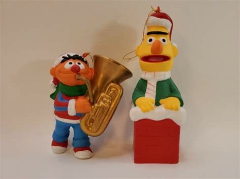 Jim Henson Productions Sesame Street Christmas Tree Ornaments Bert