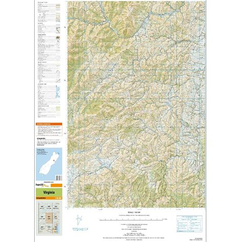 New Zealand Topographic Map Geographica