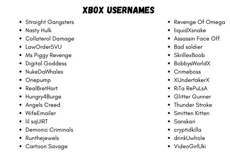 Xbox Usernames 150 Catchy And Cool Nicknames For Gaming 2023