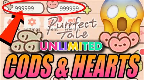 Purrfect Tale Cheat Unlimited Free Cods Hearts Easy YouTube
