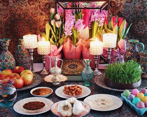 Happy Nowruz 2019 Persian New Year Traditions And Haft Seen Photos Nowruz Table Haft Seen