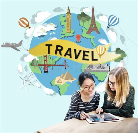Travel Traveling Vacation Holiday Journey Adventure Concept Stock Image