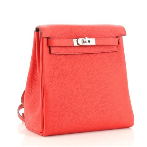 Hermes Kelly Ado II Backpack Clemence 20 For Sale at 1stdibs
