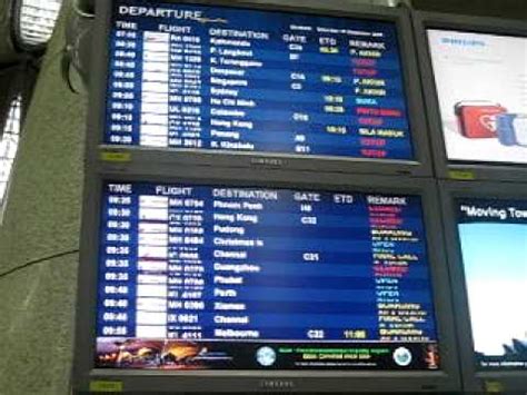 For the first time in iran. Klia Flight Departure Timetable 19.12.09 - YouTube