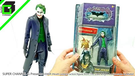 The Joker Heath Ledger Dark Knight Action Figure By Mattel Youtube